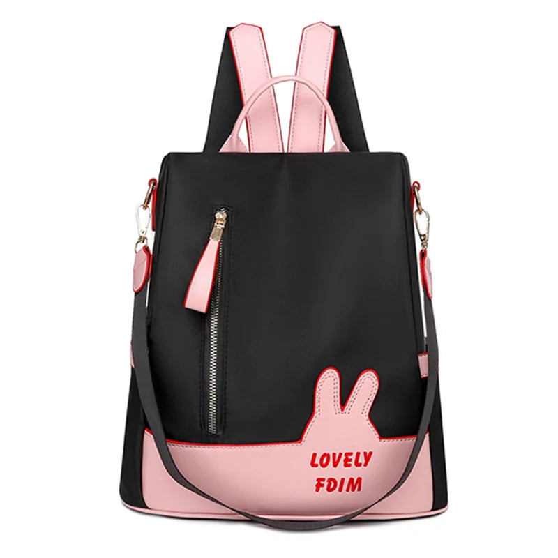 Anti-Theft Oxford Cloth Backpack for Women