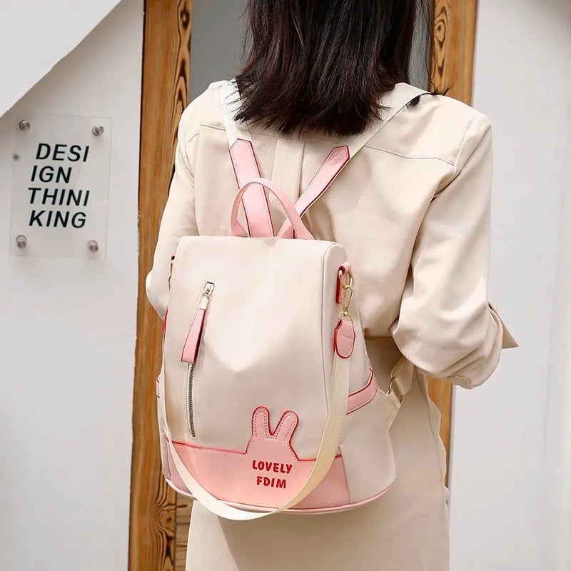 Anti-Theft Oxford Cloth Backpack for Women
