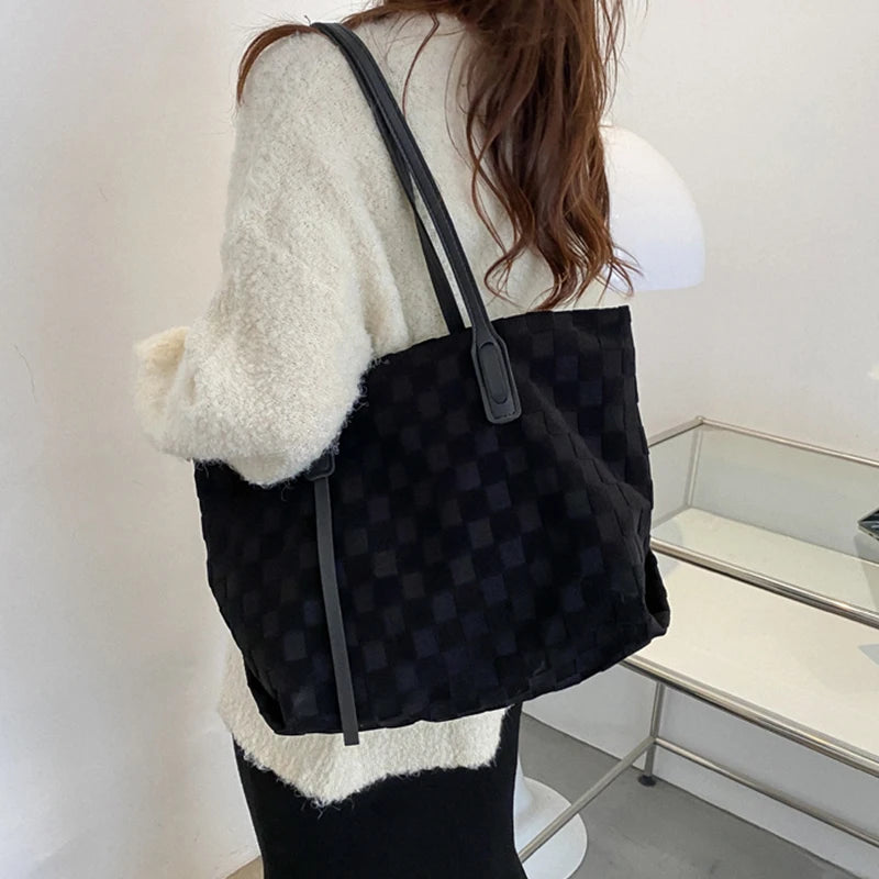 Large Capacity Women's Handbag High-Cloth Tote