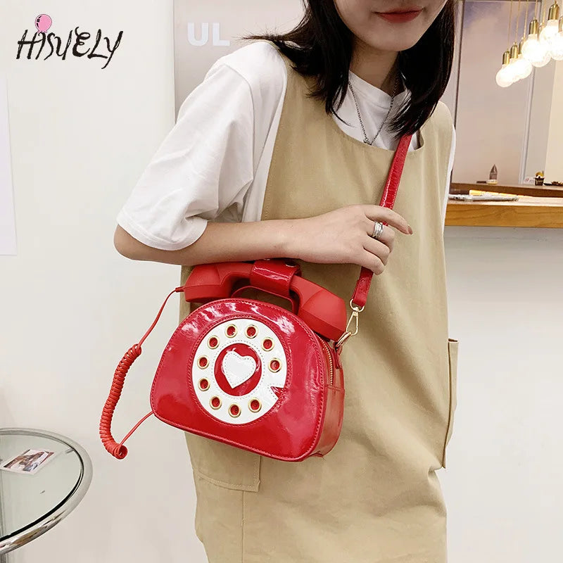 Simulation Mobile Phone Messenger Bag Solid Shoulder Bag