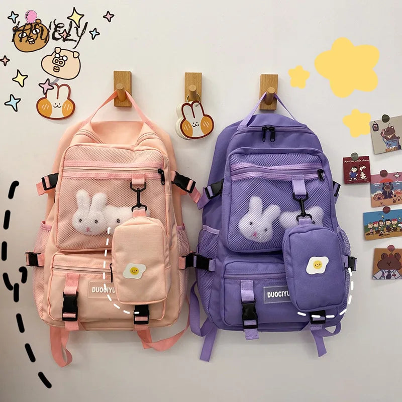 Harajuku Girl Student Schoolbag Large-Capacity Backpack