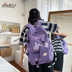 Harajuku Girl Student Schoolbag Large-Capacity Backpack