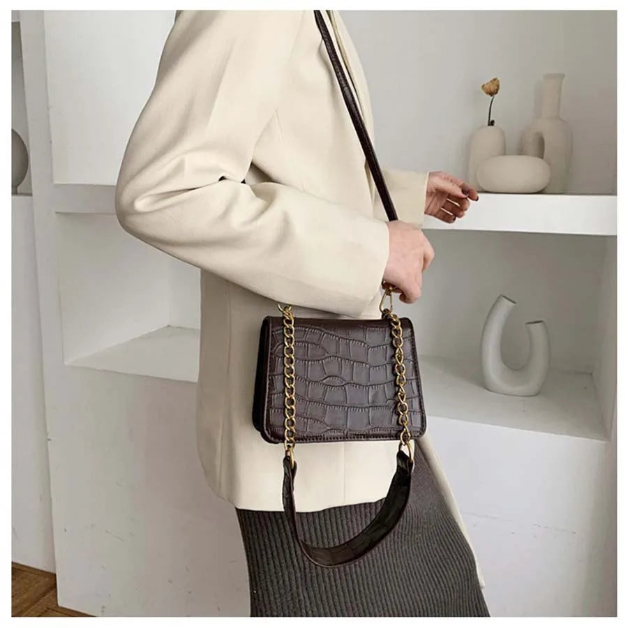 Small Square Bag Women Handbag Chain Crossbody Bag