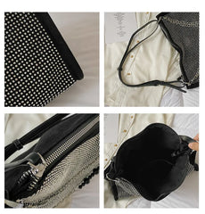 Large capacity Women's PU Leather Tote with Chain Shoulder Bag