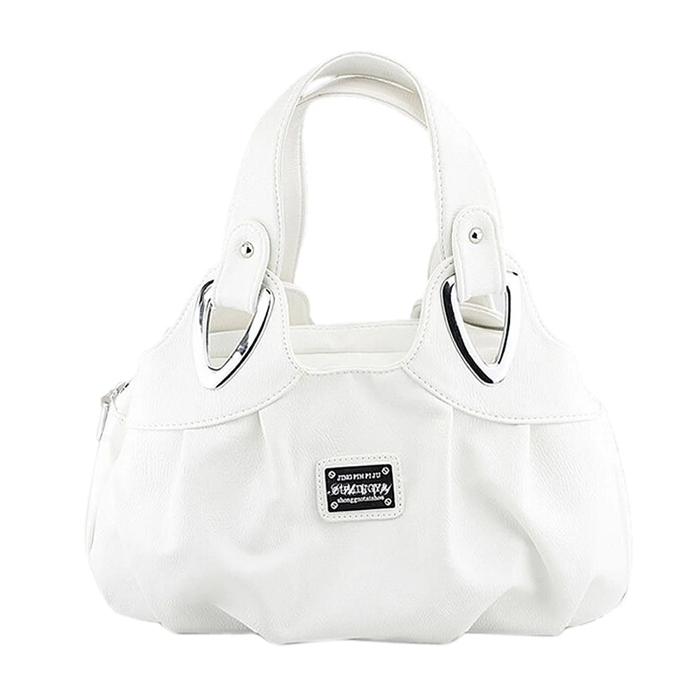 Women PU Leather Bag Tote Bag Satchel -Matte