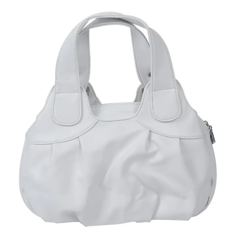 Women Matte PU Leather Tote Bag Handbag Satchel