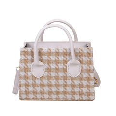 Houndstooth Female Shoulder Messenger Bag