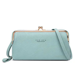 Matte Leather Crossbody Bag Women Shoulder Messenger Handbag Lady Purse