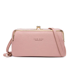 Matte Leather Crossbody Bag Women Shoulder Messenger Handbag Lady Purse