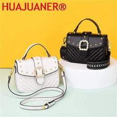 Luxury Diamond-Encrusted Leather Shoulder Bag