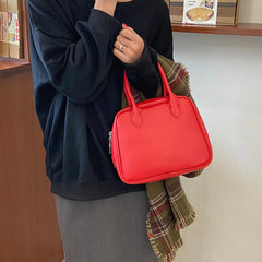 Stylish Lady Messenger Bag Handbag PU Leather