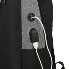 Men's & Women's 3-Piece Backpack Set with USB Laptop Bag
