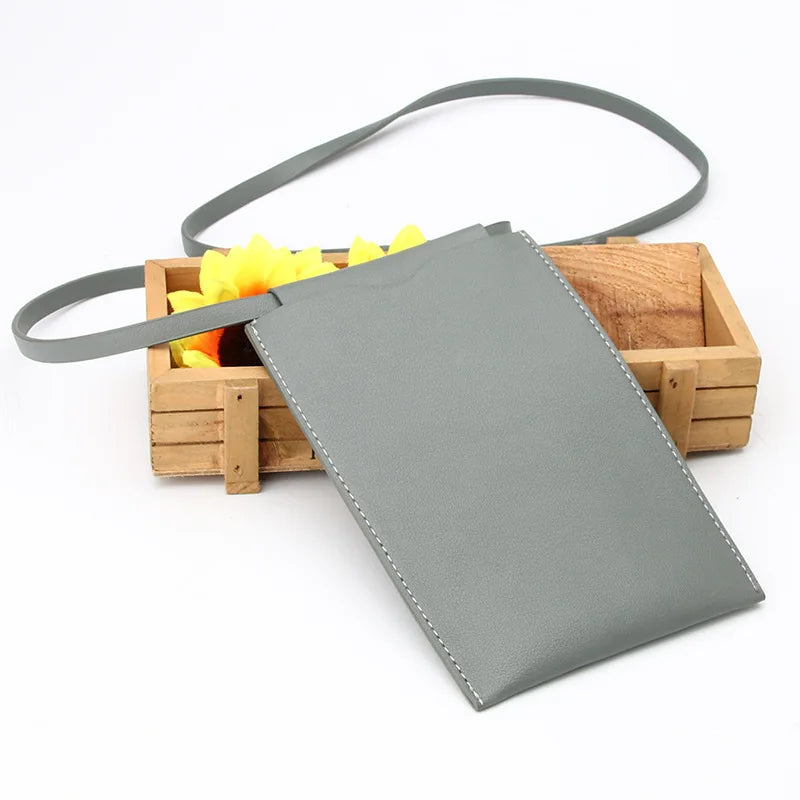 Solid Mini Mobile Phone Bag for Samsung/iPhone/Huawei