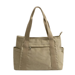 Large Capacity Canvas Bag One Shoulder Retro Casual Canvas Handbag