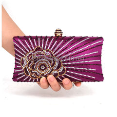 Rhinestones Bridal Purses Wedding Prom Clutch Evening Bag