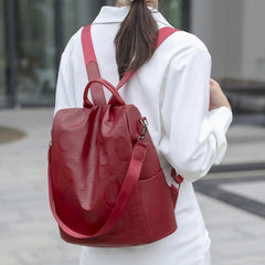 Oxford Laptop Backpack Women Crossbody Bags Travel Anti-Theft Backpack Rucksack