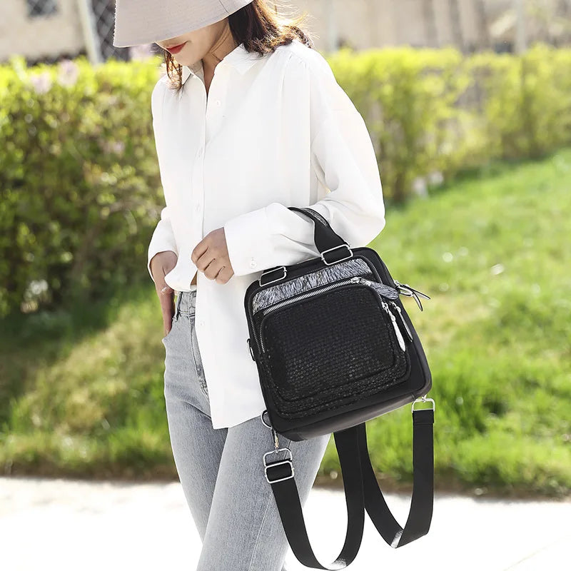Women College Backpack Multifunctional Shoulder Bag Travel