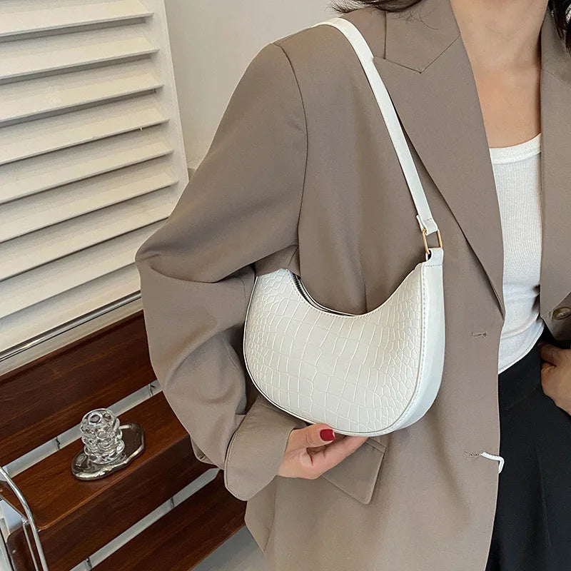 Women's Crescent Shoulder Bag Handbag
