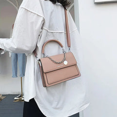 Autumn Textured Shoulder Bag Women Messenger Handbag