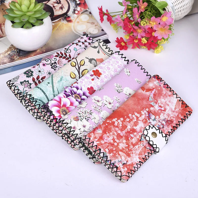 Ethnic Soft Leather Wallet Long Section Unisex Money Bag Purse