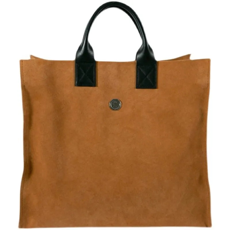 Women's Retro Large-Capacity Handbag - Commuter Wind Bag