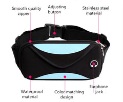 Women Waist Pack Waterproof Fanny Pack Belt Bum Bag Phone Wallet