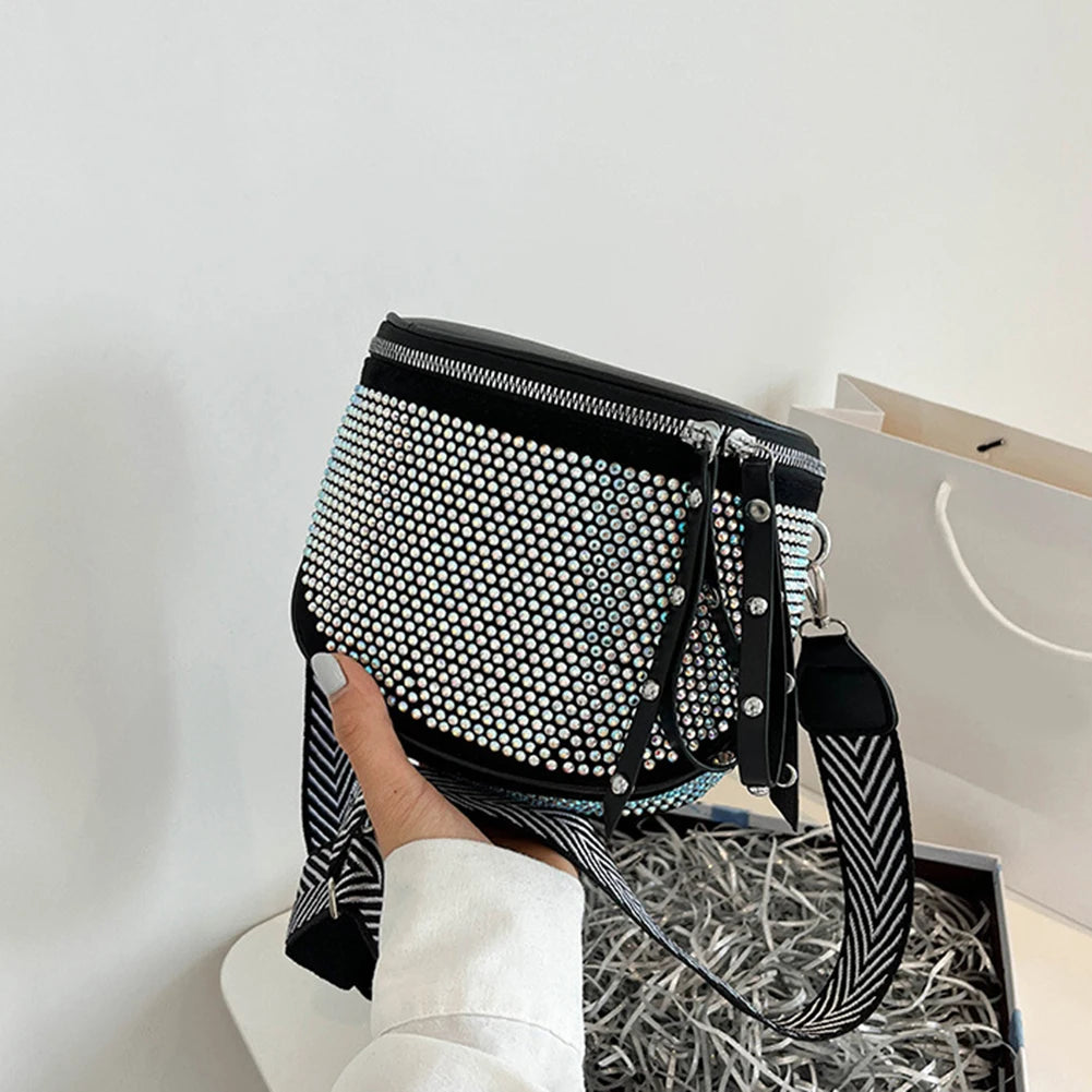 Fashionable Chest Bag Wide Shoulder Strap Personalized Messenger Bag