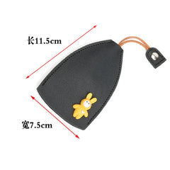 Creative Pull-out Car Key Bag Leather Keys Storage Bag for Women