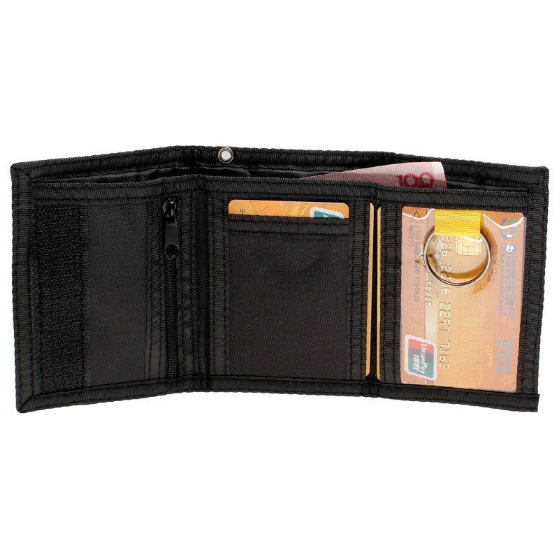 Stylish Trifold Canvas Wallet 2036