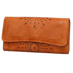 Retro Tri-Fold Wallet - Stylish and High-Quality