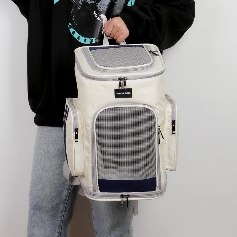Fashionable Backpack for Small Dog and Cat Portable Pet Bag