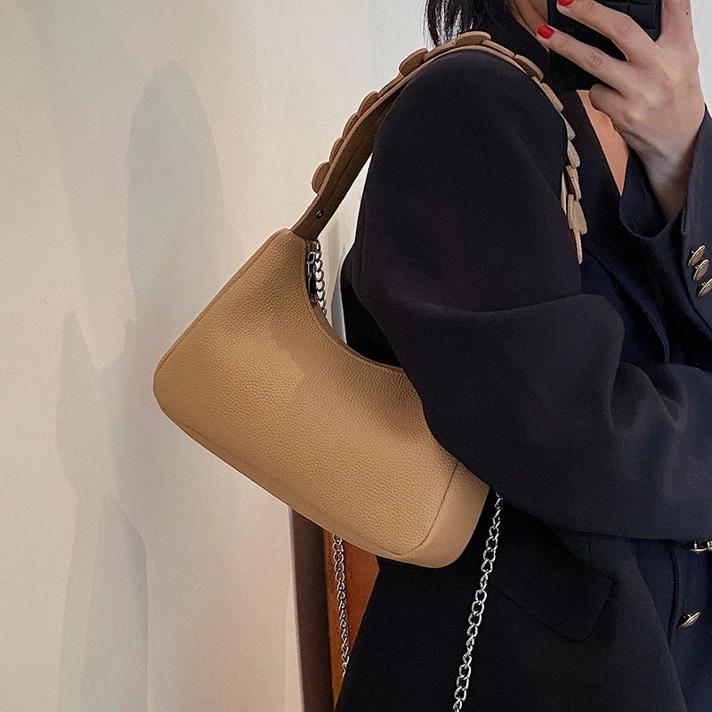 PU Leather Casual Shoulder Bags for Women