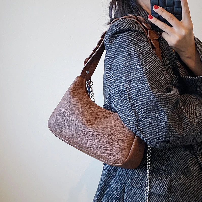 PU Leather Casual Shoulder Bags for Women
