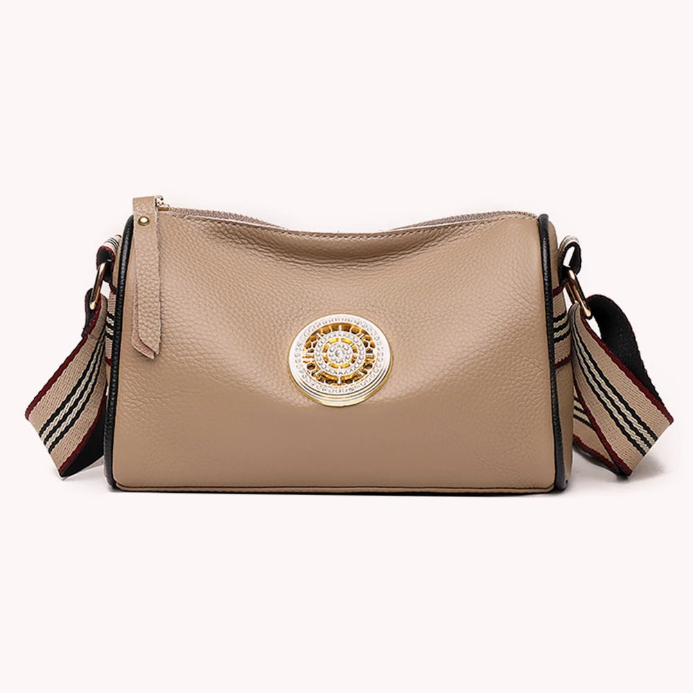 Simplicity Women Bag Leather Leisure Handbags Retro Tote Bag
