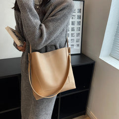 Fashionable Women Shoulder Bags PU Leather Handbag Large Capacity Crossbody
