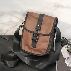Men's Vintage Vertical Phone Bag Shoulder Bag