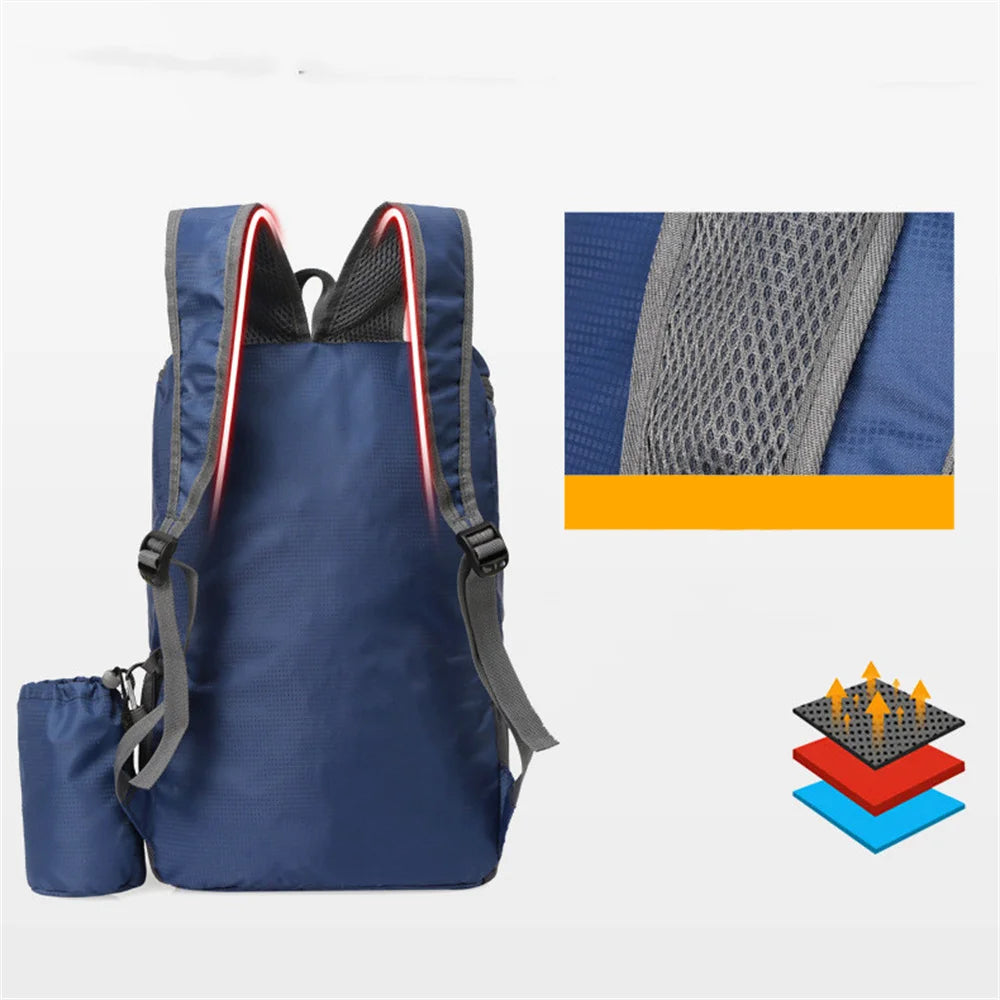15L Lightweight Folding Waterproof Outdoor Sports Backpack