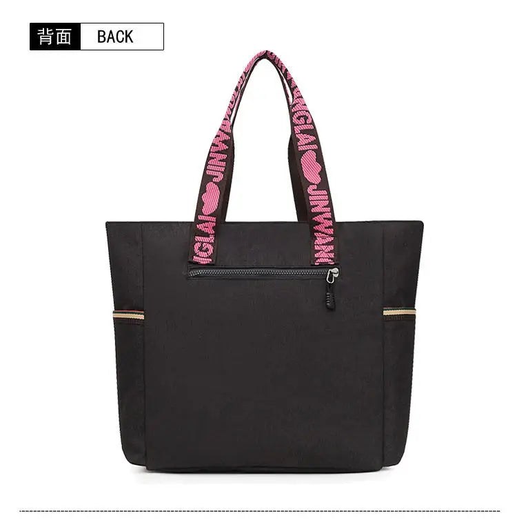 Waterproof Oxford Duffle Large Capacity Women Travel Shoulder Valise