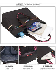 Waterproof Oxford Duffle Large Capacity Women Travel Shoulder Valise