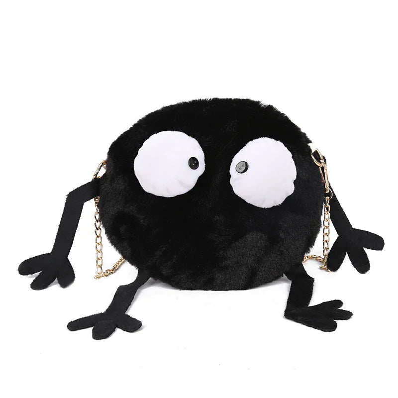 Soft Nap Faux Fur Handbag Lady Shoulder Bag Winter or Autumn Cloth