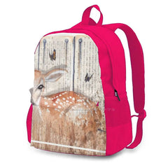 Fawn School Bag Big Capacity Backpack Laptop 15 Inch