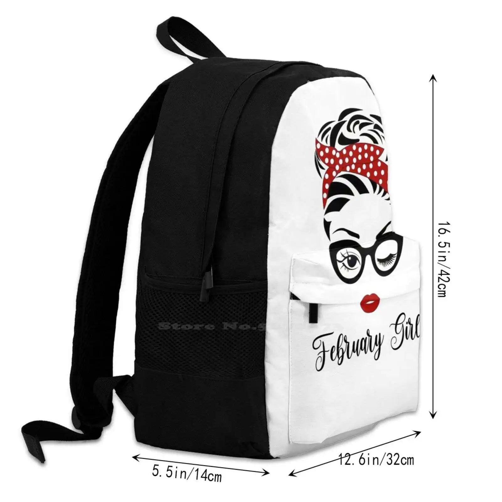 February Girl Large Capacity Backpack Laptop Travel Bags