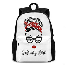 February Girl Large Capacity Backpack Laptop Travel Bags