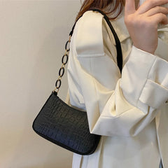 Felt Women's Shopping Bag Handbags Chain Shoulder Underarm Bag