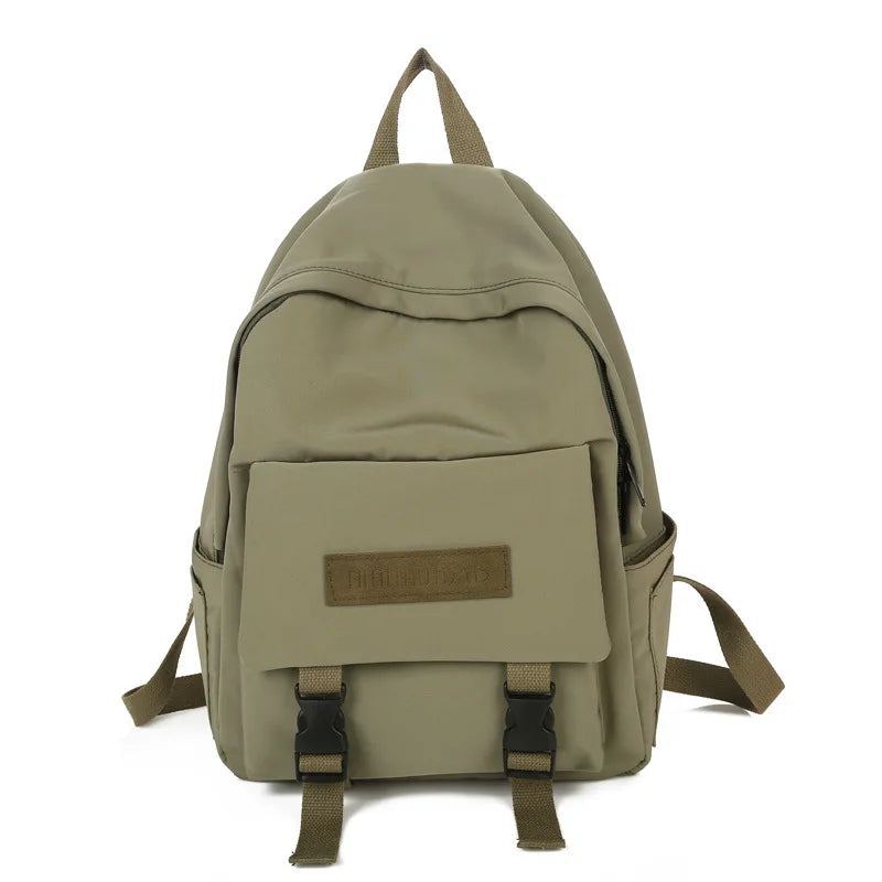 Women Backpack Casual Solid School Bag Shoulder Bag