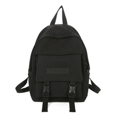 Women Backpack Casual Solid School Bag Shoulder Bag