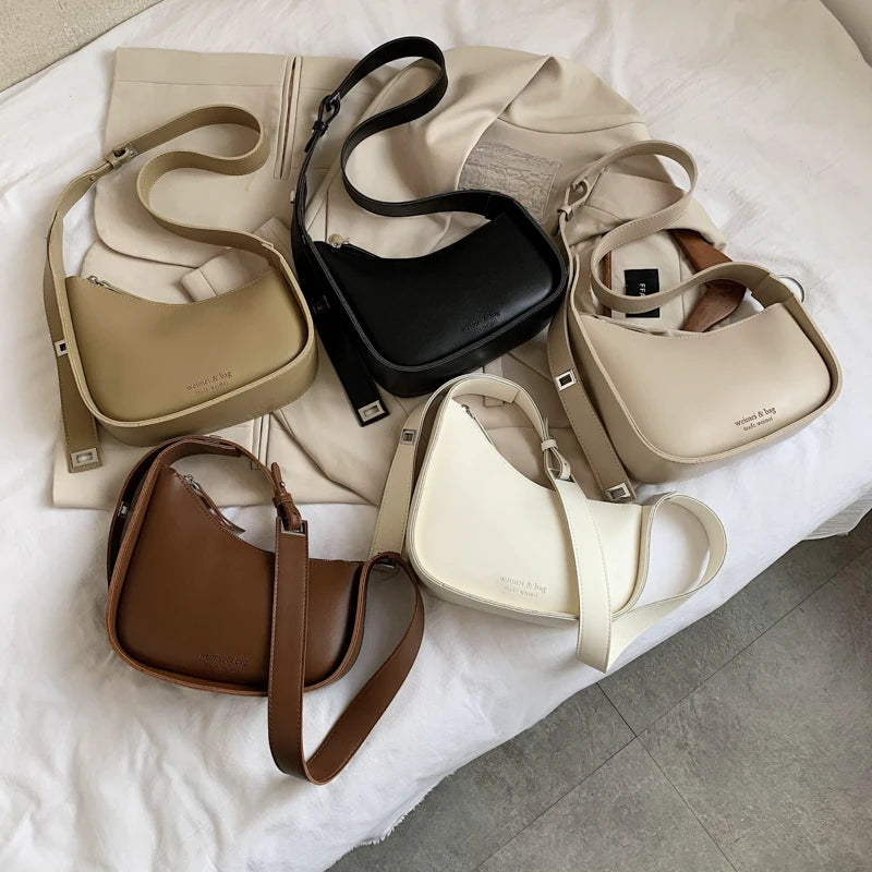 Women's PU Leather Shoulder Bag Ladies Messenger Purse Handbag