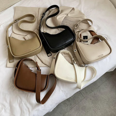 Women's PU Leather Shoulder Bag Ladies Messenger Purse Handbag
