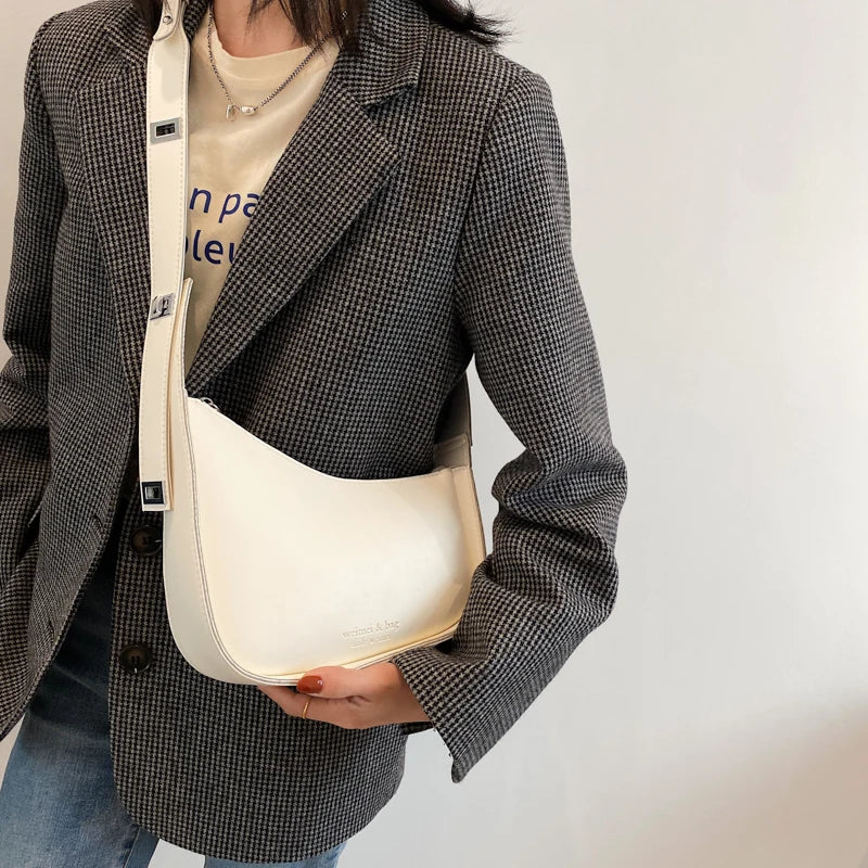 Women's PU Leather Shoulder Bag Ladies Messenger Purse Handbag