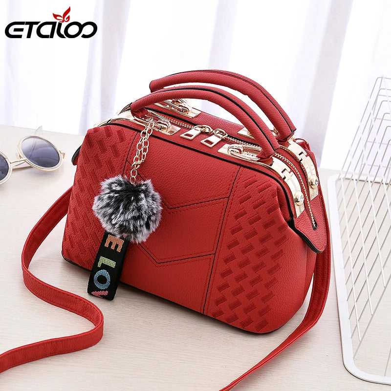 Women Leather Handbags Ladies Shoulder Bag Messenger Bag Totes